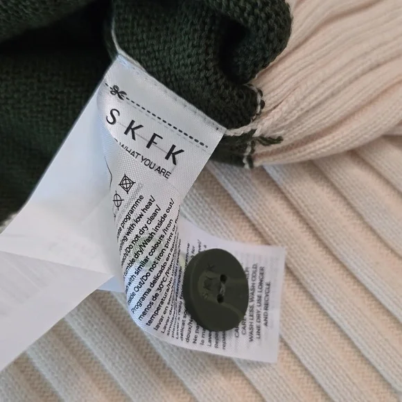 SKFK Harria Sweater, Deep Green Size 10 - Picture 7 of 8